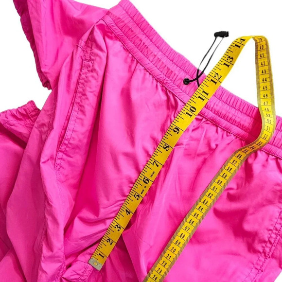 Aritzia TNA Parachute Cargo Wind Pants  Size XS Hot Pink Toggle Waist Joggers - Picture 10 of 13